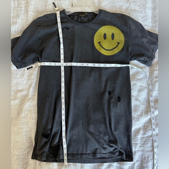 Nghtbrd smiley face cotton tee shirt. - Picture 5 of 5